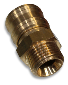Rapid action hose coupling 1/2" OT, brass dia. 7.2